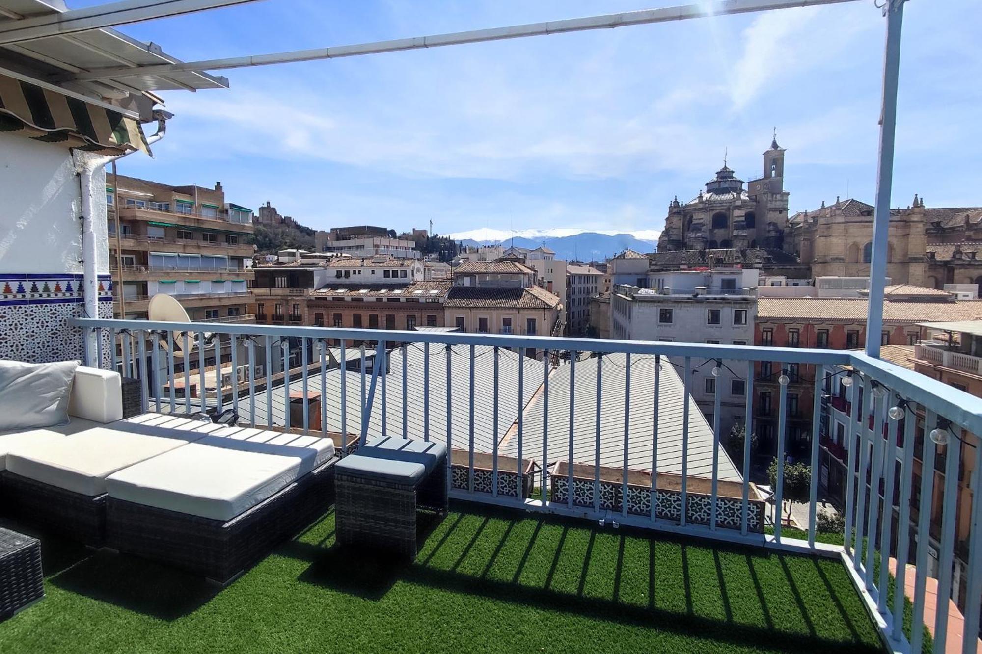 Apartamento Atico Panorama Catedral Granada Exterior foto